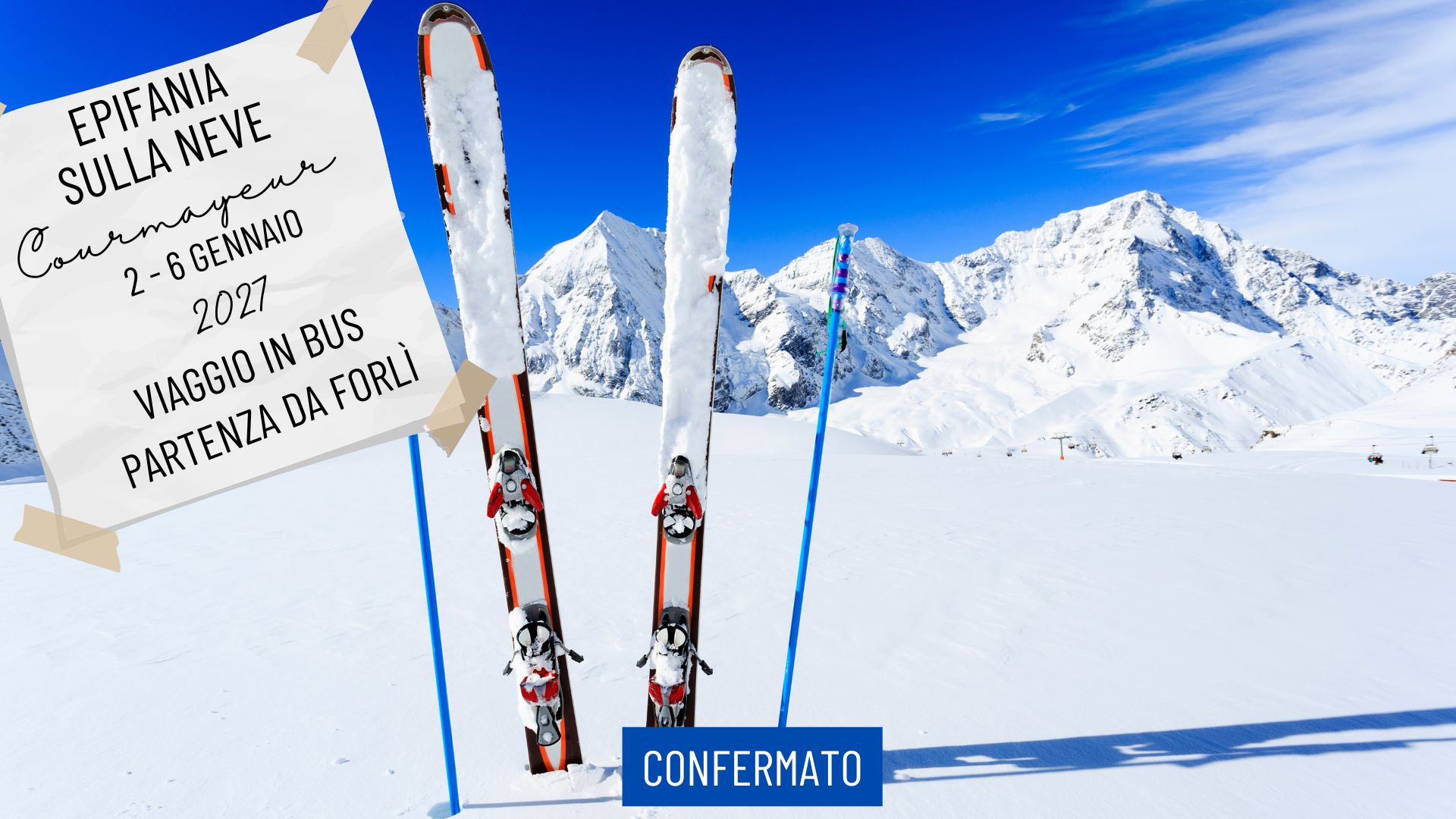 Epifania sulla neve Courmayeur